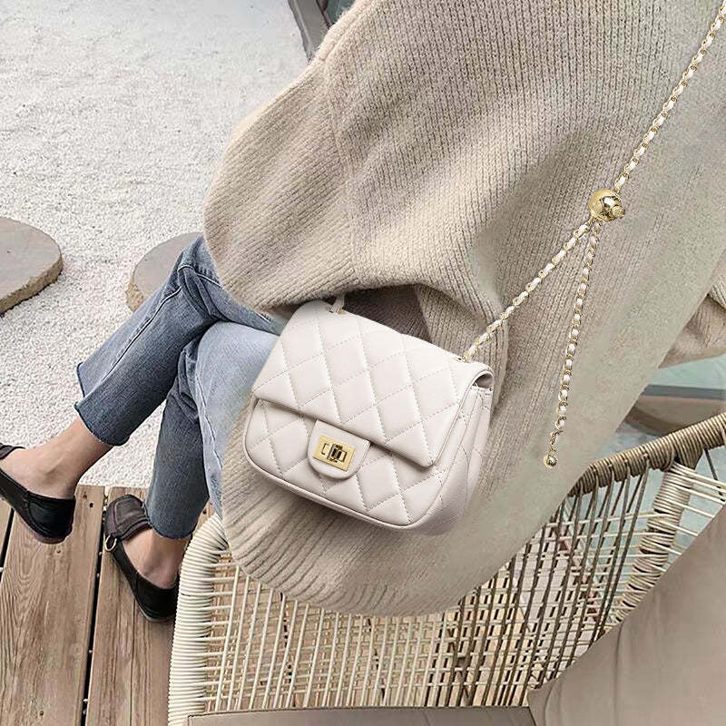 viney bag all-match women's single shoulder genuine leather women's bag fashionable crossbody high-end commuter bag large capacity women's bag-Mix MIx Style