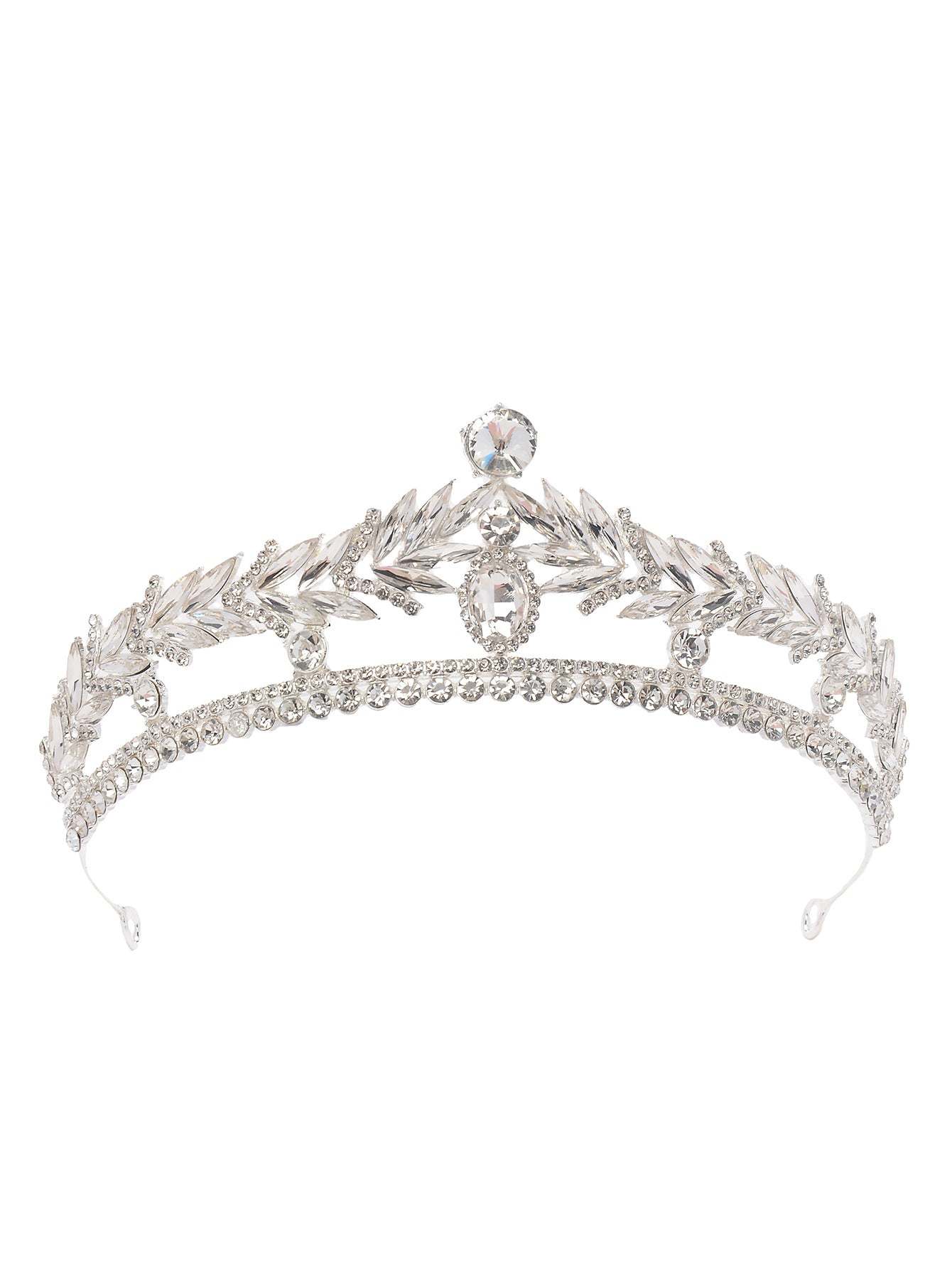 White Classic Dazzling Moissanite Diamonds 18k White Gold Plated Elega