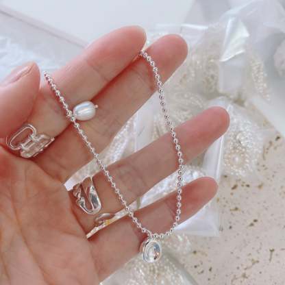 s925 Sterling Silver Akoya Pearls Pendant Necklace | Mix Mix Style [Hot Seller]-Mix MIx Style