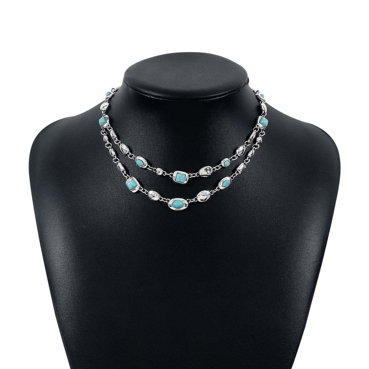 Multicolor Vintage Retro Classic Diamonds Luxury 18k Vermeil/White Gold Plated Necklace Jewelry | Mix Mix Style-Mix MIx Style