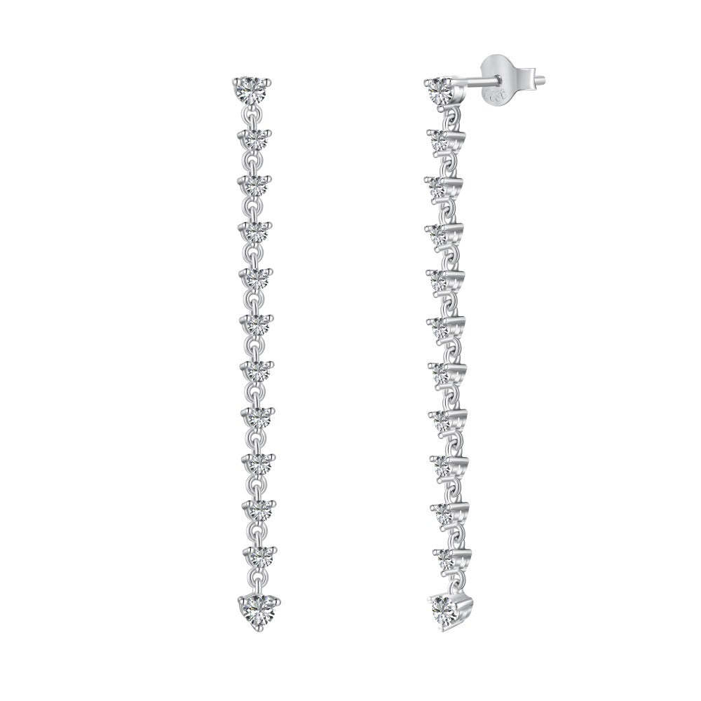 European and American cross-border new S925 sterling silver earrings f