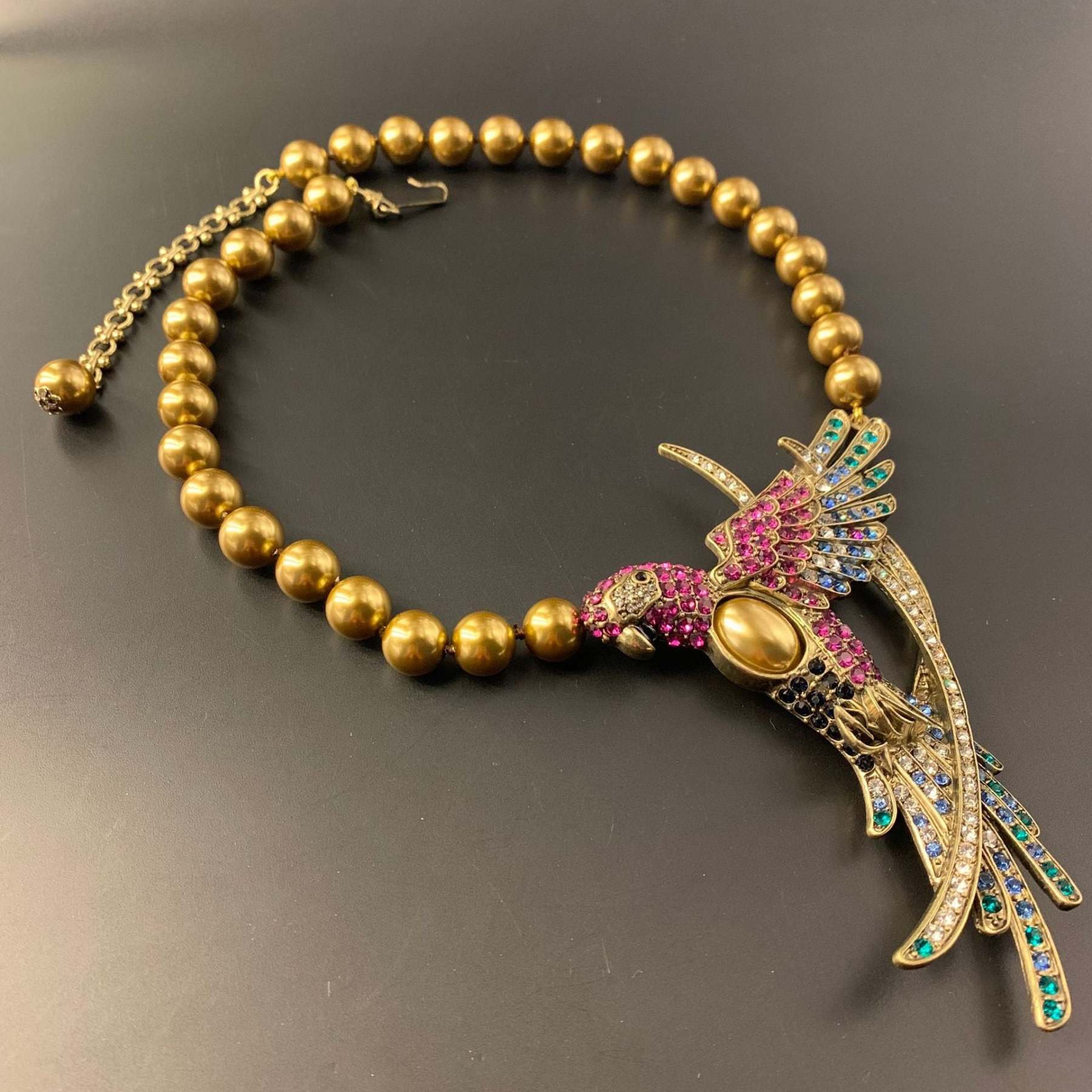 Parrot Shape Diamonds Elegant Vintage Jewelry Earring Necklace Set  | Mix Mix Style [Hot Seller]-Mix MIx Style