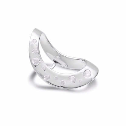 Looking for original corner sterling silver Nordic style simple neutral handsome ear bone clip no ear piercing high-end earrings-Mix MIx Style