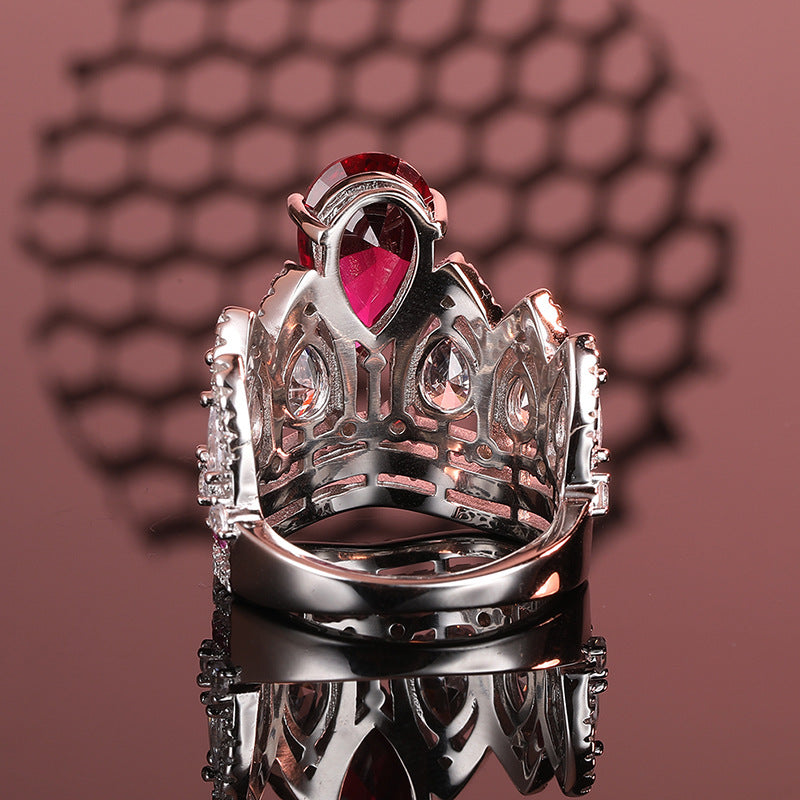 18k White Gold Moissanit Wedding Jewelry Ring Mix Mix Style [Hot Seller]-Mix MIx Style