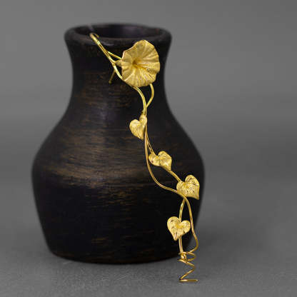 Looking for original Chaoyan sterling silver beautiful morning glory hand-bent vine brooch new Chinese style corsage-Mix MIx Style