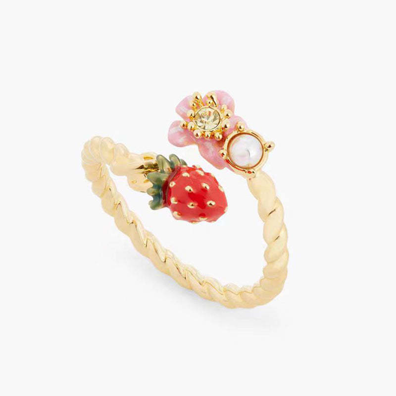 StrAesthetic Dazzling Trendy Cute Timeless Delicate 18k White/Vermeil 