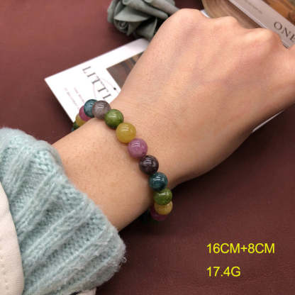 Colorful Retro Classic Beads Luxury 18k Gold Plated Necklace Bracelet Jewelry Set | Mix Mix Style-Mix MIx Style