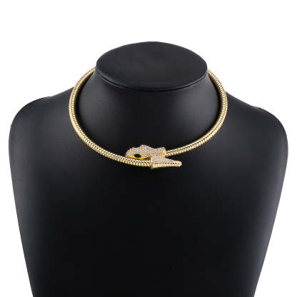 snake necklace choker 18k gold moissanite jewelry Mix Mix Style [Hot Seller]-Mix MIx Style