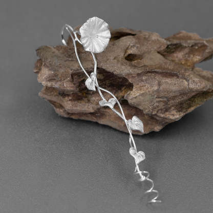 Looking for original Chaoyan sterling silver beautiful morning glory hand-bent vine brooch new Chinese style corsage-Mix MIx Style