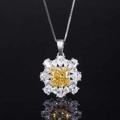 2023 Retro Style Hot Selling High Carbon Diamond Radiant Cut 10*10 Mint Green Handmade Inlay Set S925 Silver-Mix MIx Style