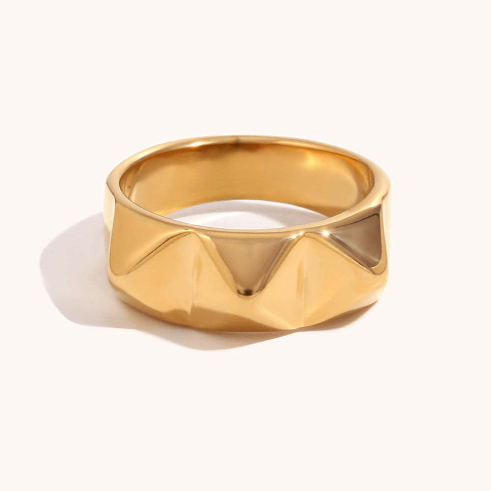 Bow/Butterfly/Heart Styles Open Retro Classic Diamonds Dainty 18k Vermeil Gold Plated Ring Jewelry | Mix Mix Style-Mix MIx Style