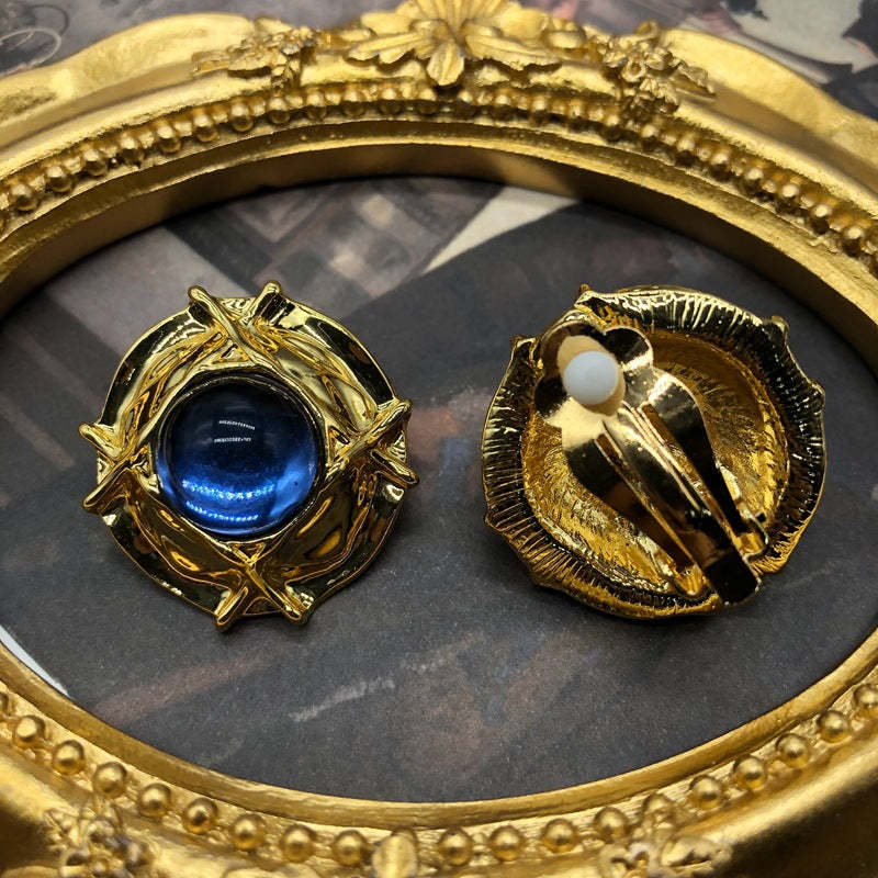 Multicolor Retro Timeless Akoya Pearls Moissanite Diamonds Elegant 18k Vermeil Gold Plated Stud Earrings | Mix Mix Style-Mix MIx Style