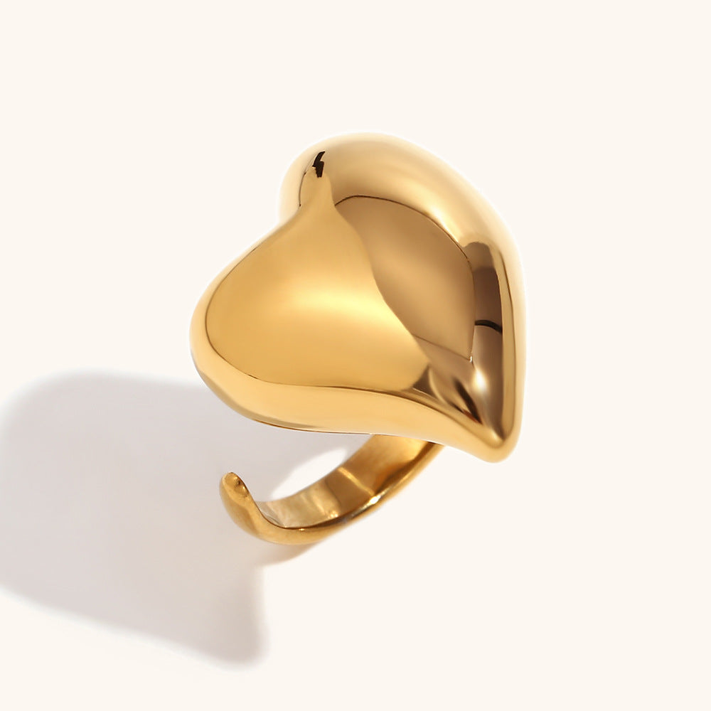 Bow/Butterfly/Heart Styles Open Retro Classic Diamonds Dainty 18k Vermeil Gold Plated Ring Jewelry | Mix Mix Style-Mix MIx Style