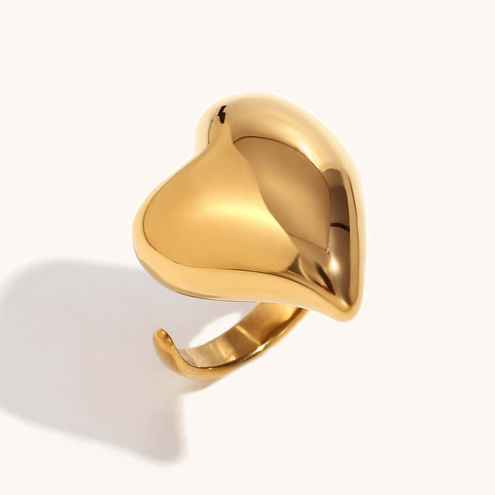 Bow/Butterfly/Heart Styles Open Retro Classic Diamonds Dainty 18k Vermeil Gold Plated Ring Jewelry | Mix Mix Style-Mix MIx Style