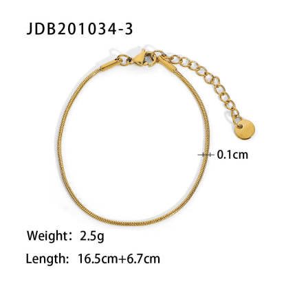 Classic Green Moissanite 18k Gold-plated Chain Bracelet | Mix Mix Style [Hot Seller]-Mix MIx Style