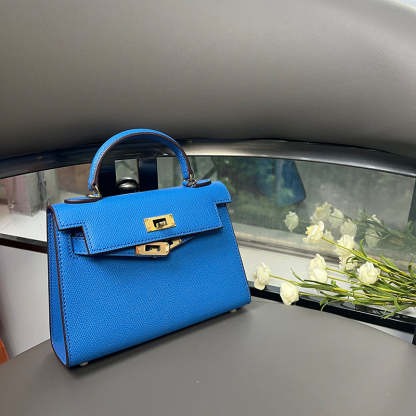 The second generation of Kelly bag women's mini leather bag  handbag high-quality messenger bag | Mix Mix Style [Hot Seller]-Mix MIx Style