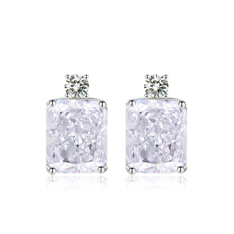 Yellow - Red - Pink Classic Trendy Radiant Cut Moissanite Diamond Eleg