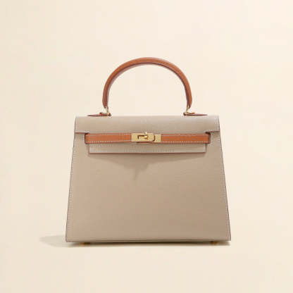 High-quality palm pattern Kelly bag genuine leather women's b new handbag one shoulder messenger-Mix MIx Style