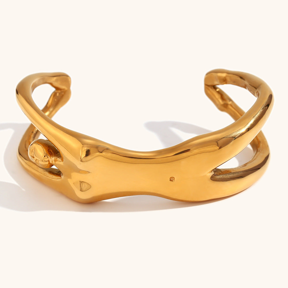 18k Gold Creative Female Body Opening Bracelet Vintage Jewelry-Mix MIx Style