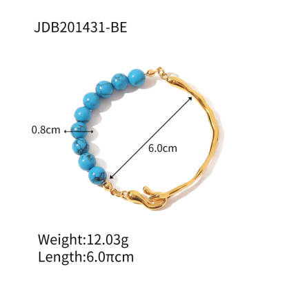 Blue & White Akoya Pearls 18k Gold Plated Bracelet | Mix Mix Style [Hot Seller]-Mix MIx Style