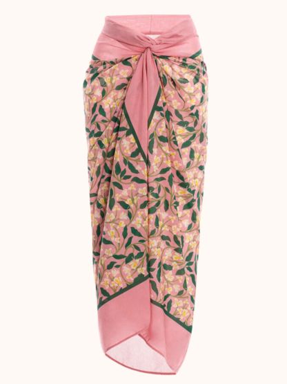 Floral Swimwear Two Piece Set in Pink | Mix Mix Style-Mix MIx Style