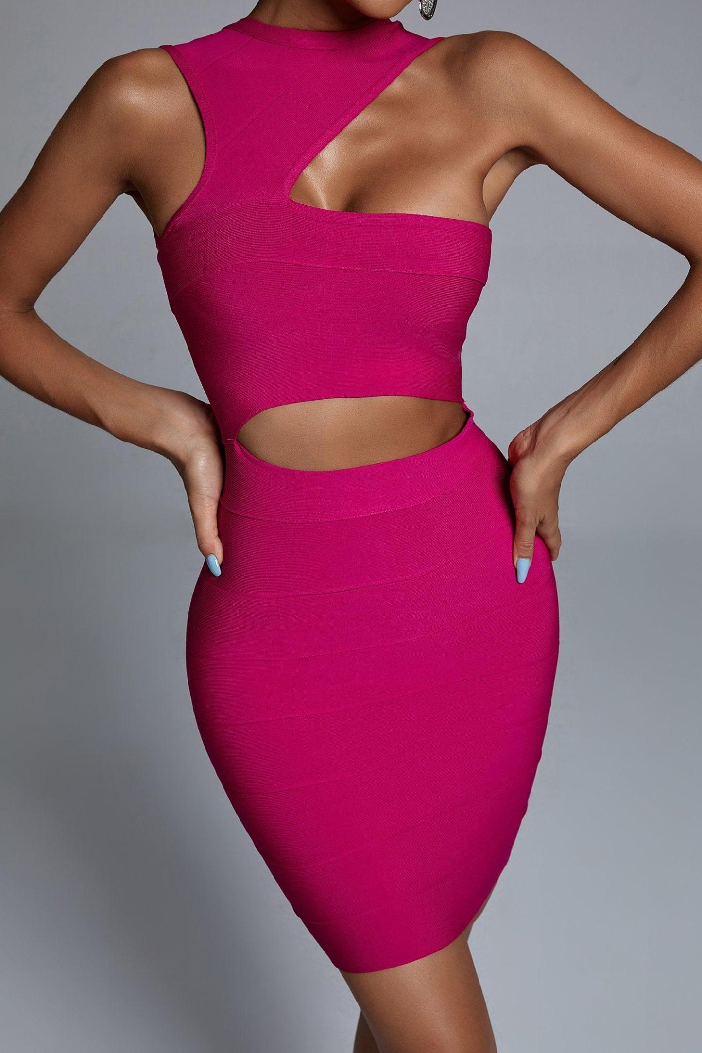 Pavaza Cutout Mini Cocktail Dress | Mix Mix Style [Hot Seller]-Mix MIx Style