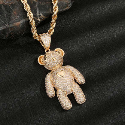 Jewelry Goth Fashion Hp335 43 52mm Contact Us Rope Chain Hiphop Rock Necklace Man Necklace New Arrival