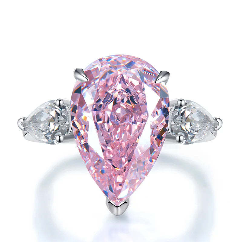 Moissanite Pink Diamond Ring Wedding Rings   Mix Mix Style [Hot Seller]-Mix MIx Style