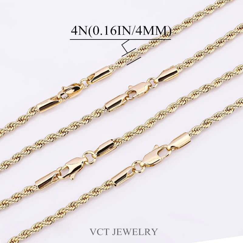 Jewelry Goth Fashion Hp335 43 52mm Contact Us Rope Chain Hiphop Rock Necklace Man Necklace New Arrival