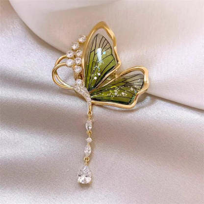 Lovely Pearl Diamonds Trendy Brooch Pins Animals Bird Butterfly Bee | Mix Mix Style [Hot Seller]-Mix MIx Style