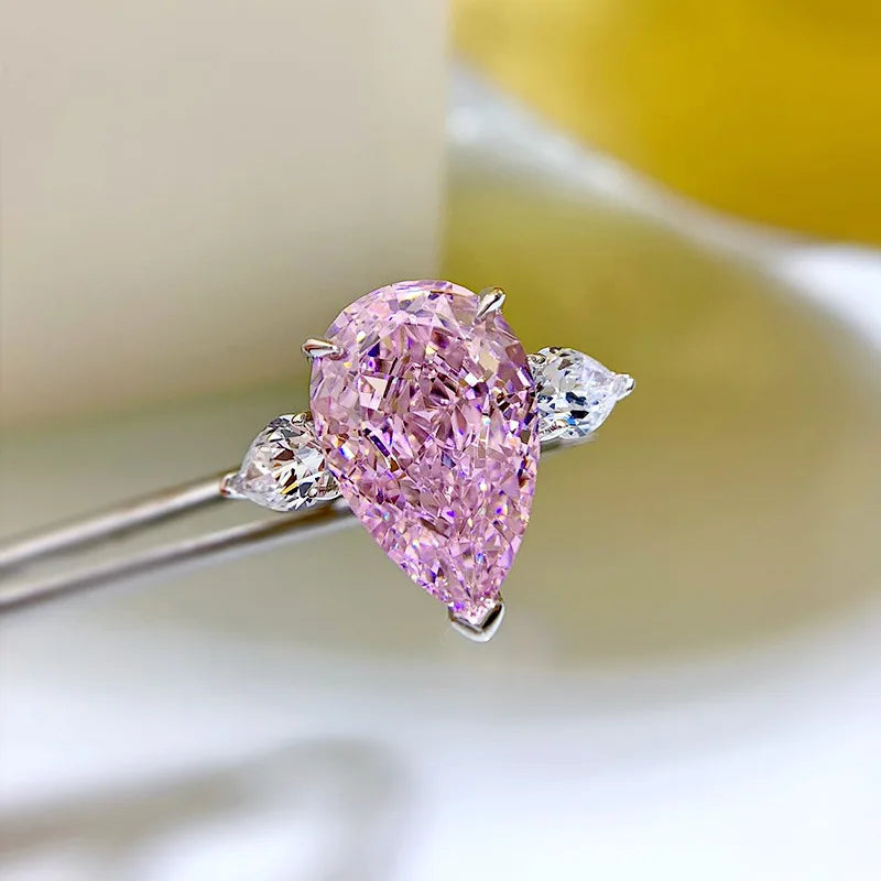 Moissanite Pink Diamond Ring Wedding Rings   Mix Mix Style [Hot Seller]-Mix MIx Style
