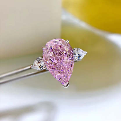 Moissanite Pink Diamond Ring Wedding Rings   Mix Mix Style [Hot Seller]-Mix MIx Style