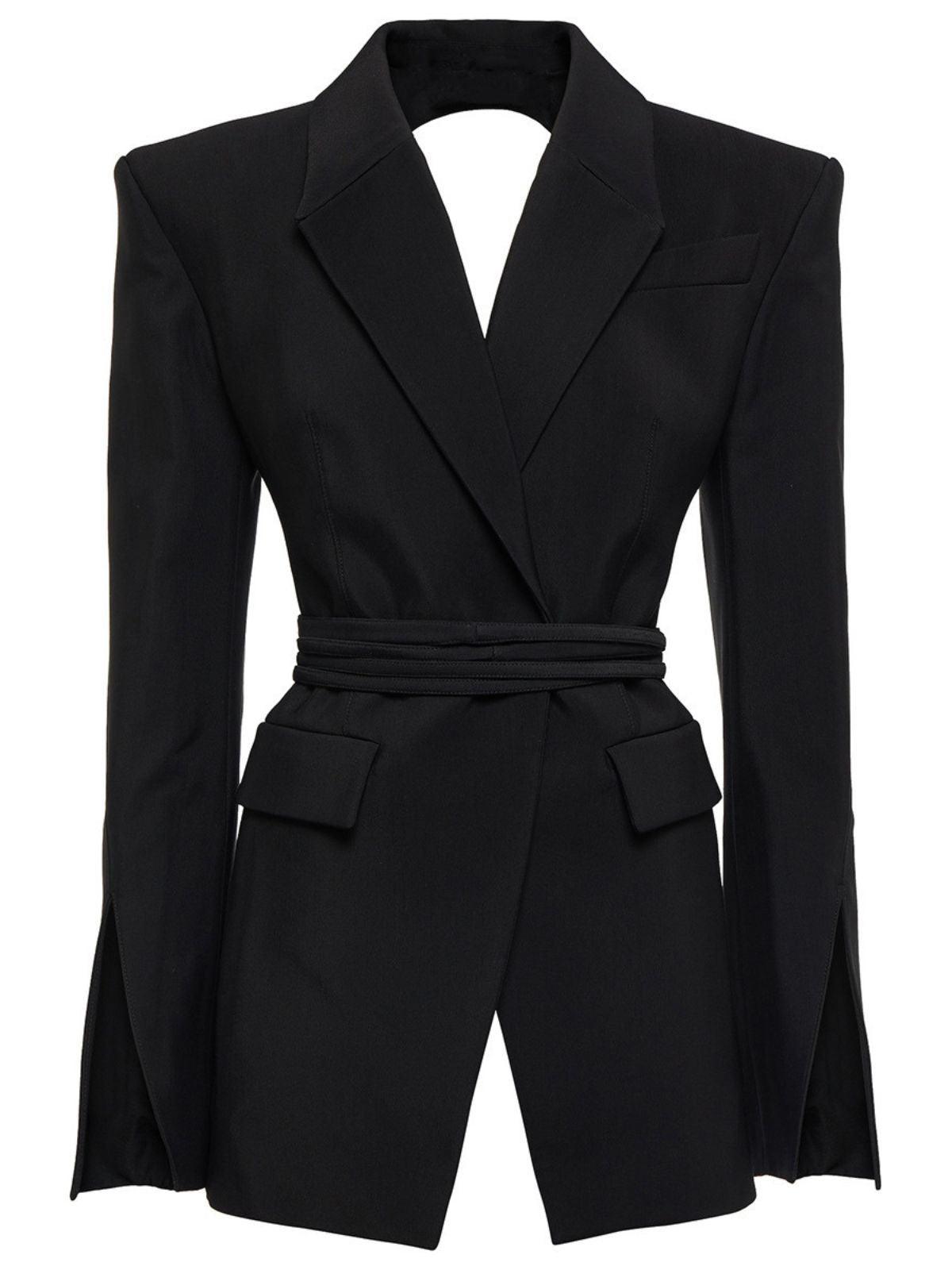 Serenity Backless Blazer-Mix MIx Style