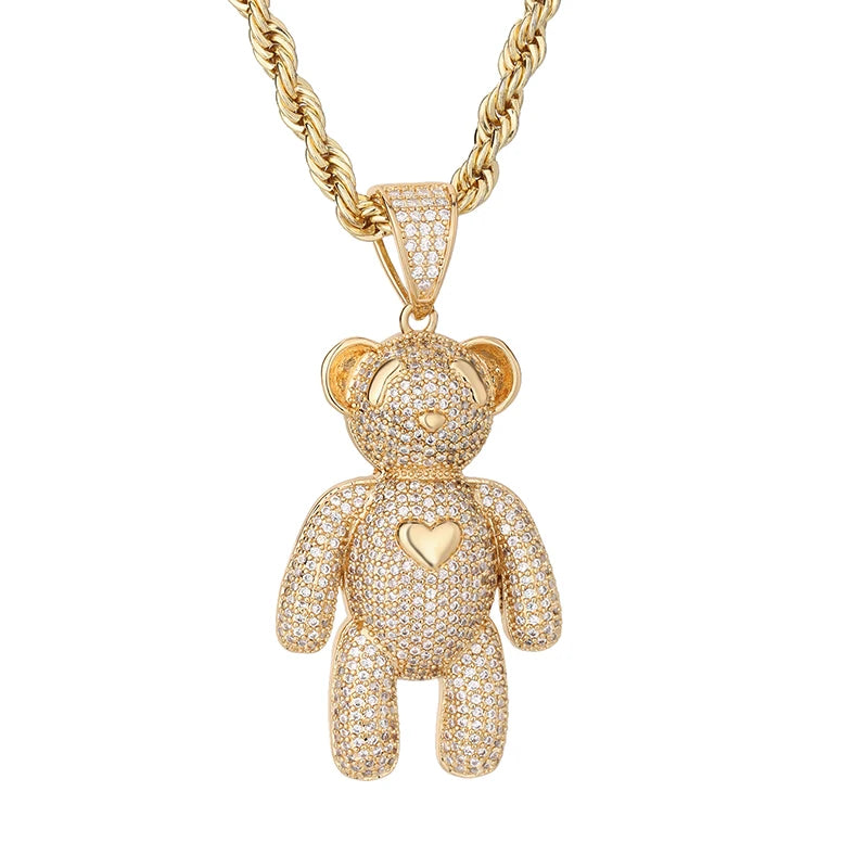 Jewelry Goth Fashion Hp335 43 52mm Contact Us Rope Chain Hiphop Rock Necklace Man Necklace New Arrival