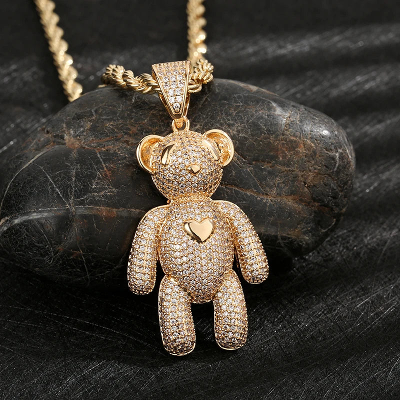 Jewelry Goth Fashion Hp335 43 52mm Contact Us Rope Chain Hiphop Rock Necklace Man Necklace New Arrival