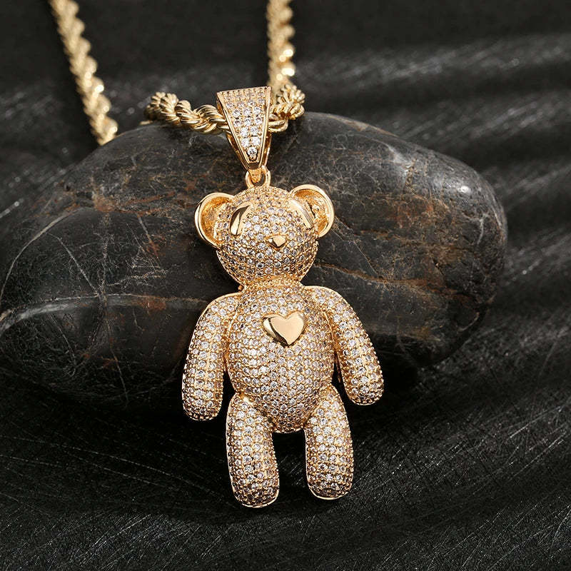 Jewelry Goth Fashion Hp335 43 52mm Contact Us Rope Chain Hiphop Rock Necklace Man Necklace New Arrival