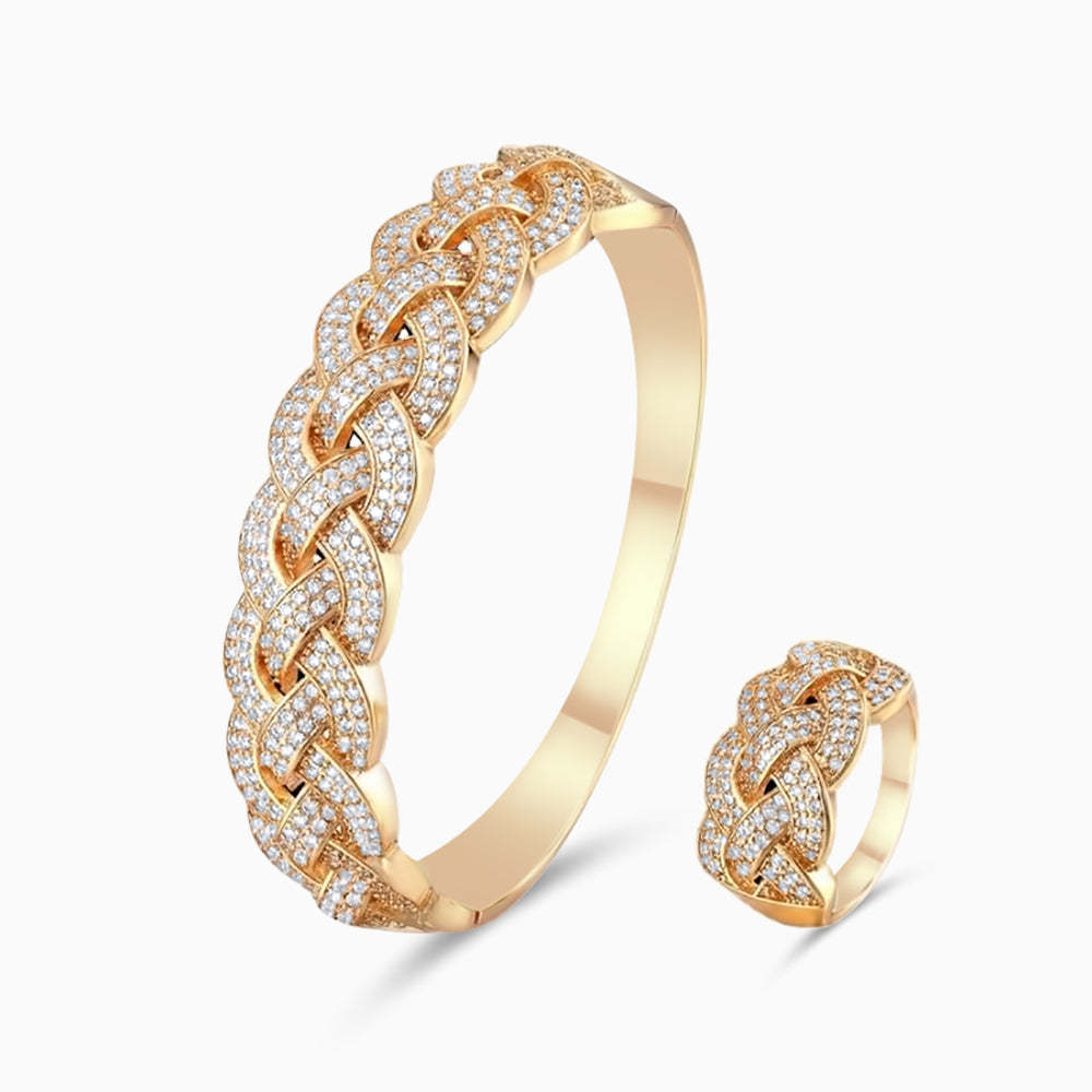 Sparkling Intertwined Jewelry Set-Mix MIx Style