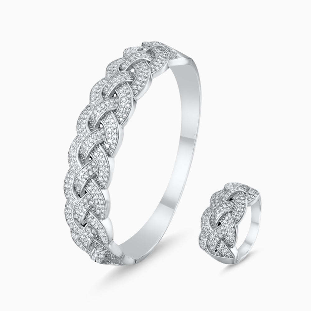 Sparkling Intertwined Jewelry Set-Mix MIx Style