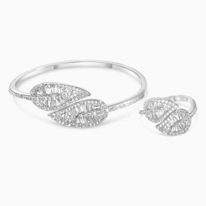 Sparkling Leaves Jewelry Set-Mix MIx Style