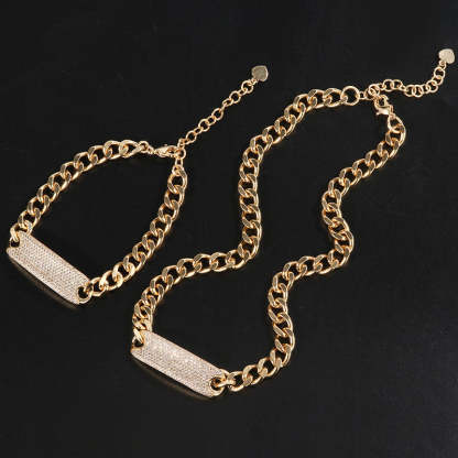 Sparkling Block Jewelry Set-Mix MIx Style
