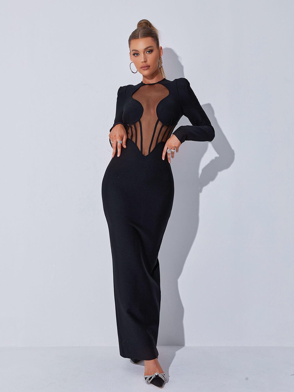 Thalassa Long Sleeve Bandage Dress-Mix MIx Style