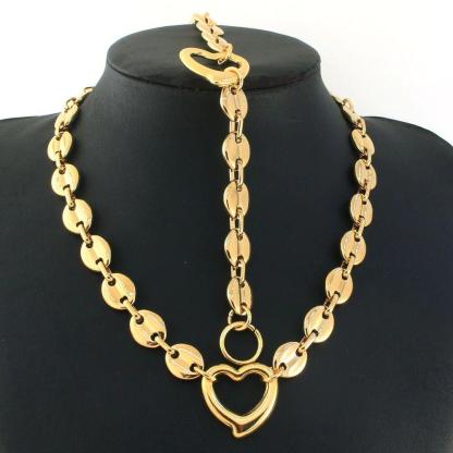 Thiva Heart Pendant Jewelry Set-Mix MIx Style