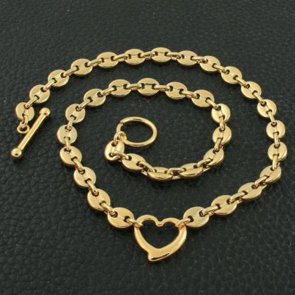 Thiva Heart Pendant Jewelry Set-Mix MIx Style