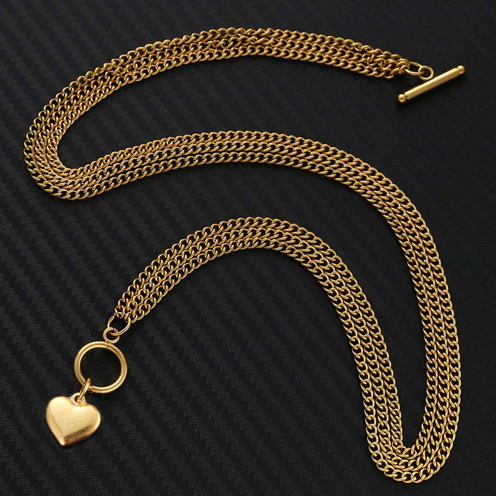 Triple Layer Lustrous Heart Jewelry Set-Mix MIx Style