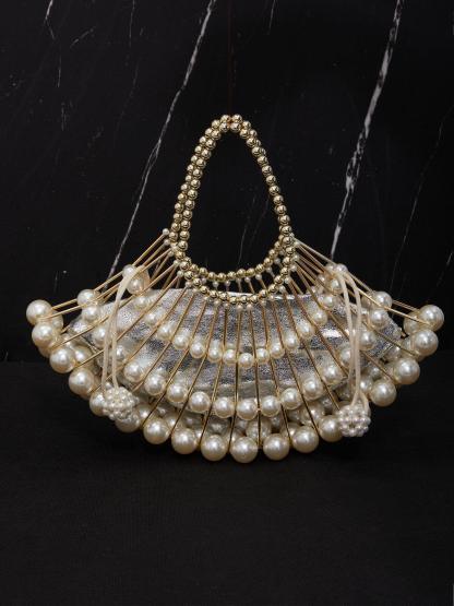 Zephyr Braided Pearl Bag-Mix MIx Style