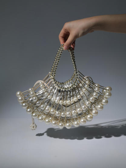 Zephyr Braided Pearl Bag-Mix MIx Style