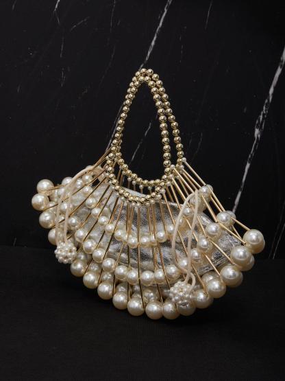 Zephyr Braided Pearl Bag-Mix MIx Style
