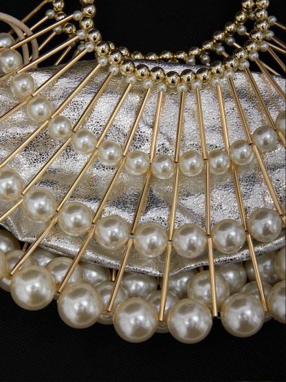 Zephyr Braided Pearl Bag-Mix MIx Style