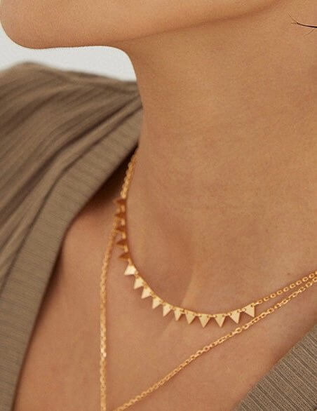 Minimalist 18K Gold Plated Chain Necklace | Mix Mix Style [Hot Seller]-Mix MIx Style