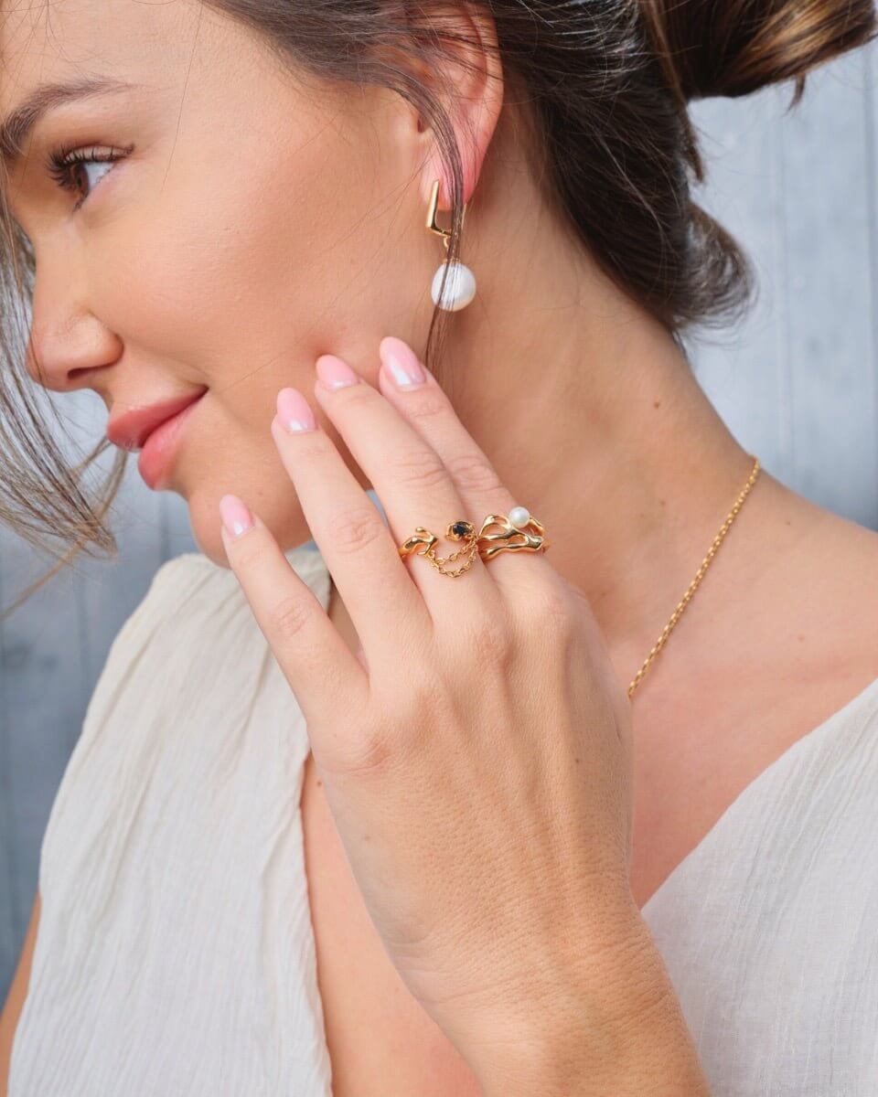 Black Onyx 925 Sterling Silver Ring | Mix Mix Style [Hot Seller]-Mix MIx Style